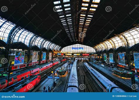 Hamburg Hauptbahnhof Railway Station Editorial Photo Image Of
