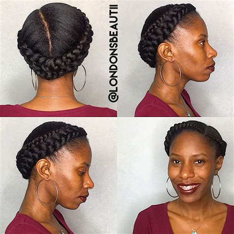 21 Braided Crown Hairstyles For Black Hair Hairstyle Catalog