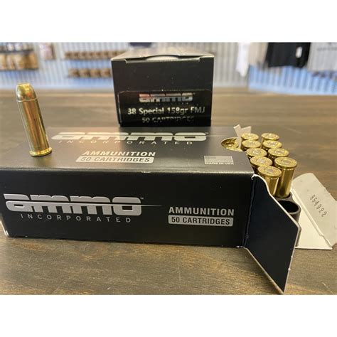 Ammo Inc Ammo Inc 38 Special 158 Gr Fmj 50 Round Box Ammo Outlet