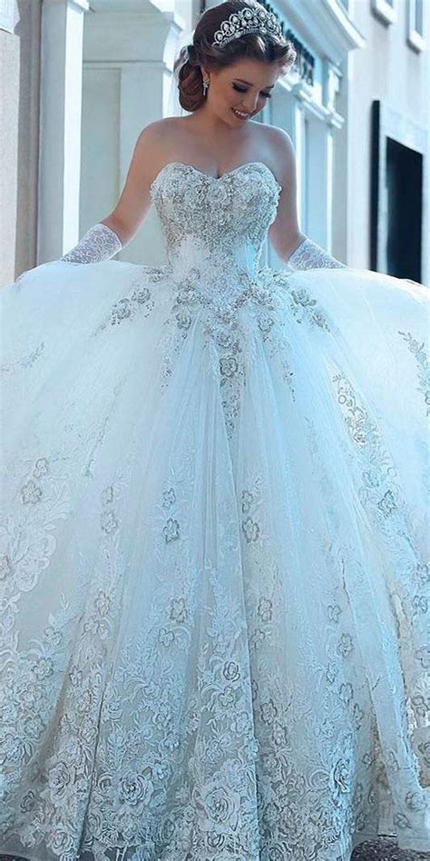 Ball gown weding dress glitter ball gown wedding dresses blue looking for a good deal on ball gown wedding dresses? bling-ball-gown-strapless-sweetheart-neckline-princess ...
