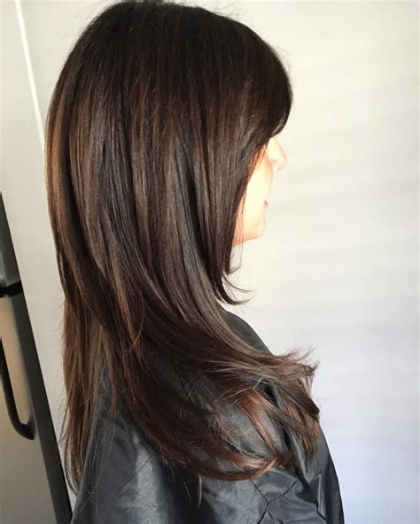 20 Ideas Of Mid Back Brown U Shaped Haircuts With Swoopy Layers