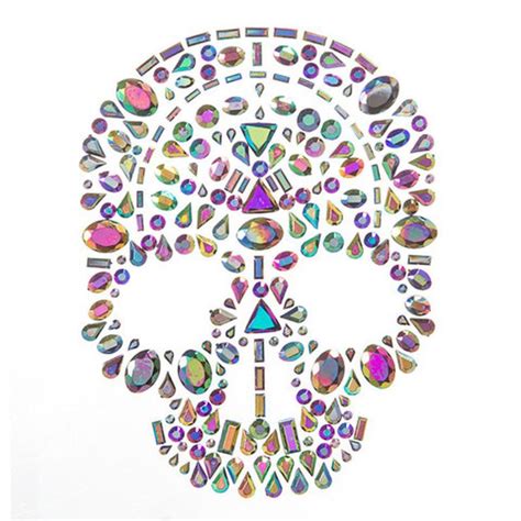 Martha Stewart Crafts Adhesive Gems Skull Halloween Holiday Crafts