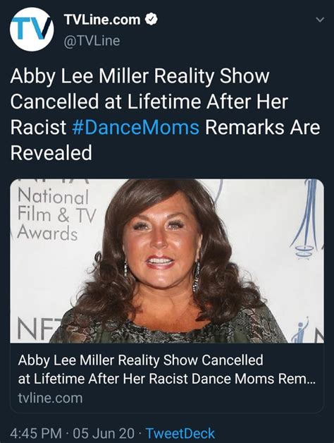 Lifetime Cancels Dance Moms After Abbys Racist Comments Are Revealed Rdancemoms