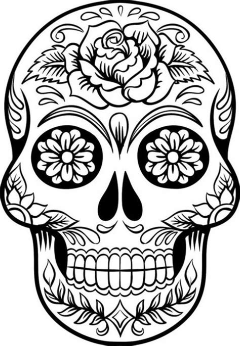 Use the download button to see the full image of adult coloring pages abstract skull collection, and download it to your computer. Hard Coloring Page Of Sugar Skull To Print For Grown Ups ...