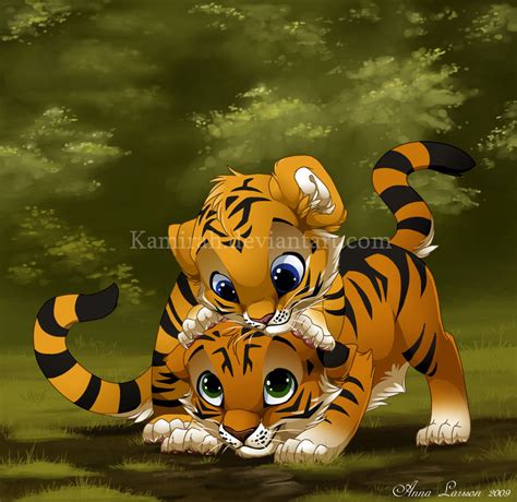 Tiger Friends By Kamirah On Deviantart