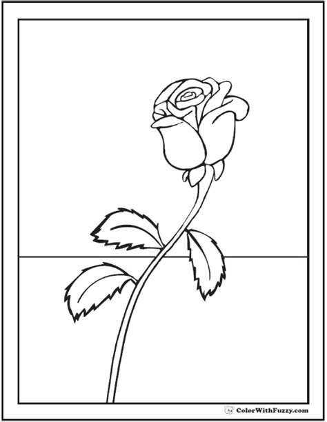 Unleash the magic with these 25 free printable unicorn coloring pages. 73+ Rose Coloring Pages: Customize PDF Printables