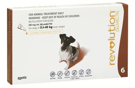 Revolution Small Dog 5 10kg Dog Flea And Worm Flea Treatments Pet