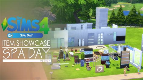 The Sims 4 Spa Day Item Showcase Cas Youtube