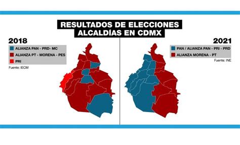 Mapa Elecciones Cdmx Resultados Elecciones Mexico En Vivo