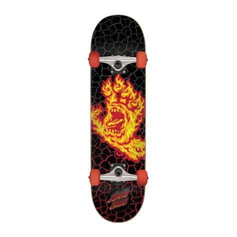 Santa Cruz Flame Hand 80 Complete Skateboard Boardworld Store