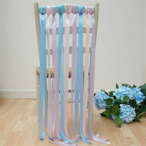 Get great deals on ebay! wedding chair ribbons in summer pastels by just add a ...