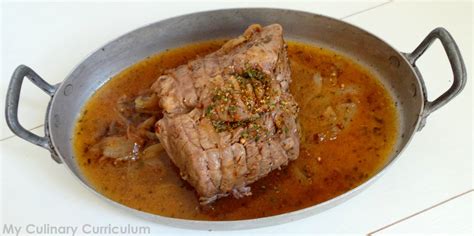 My Culinary Curriculum Rôti de porc à la cocotte aux épices Terre de