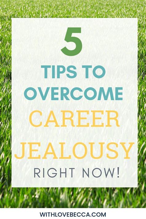 5 Career Development Strategies To Help You Overcome Jealousy At Work