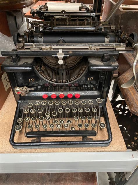 Edwardian Typewriter Ashwood Props