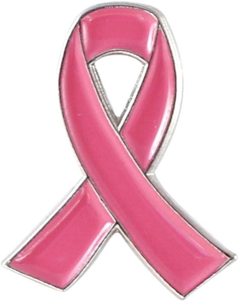 Official Pink Ribbon Breast Cancer Awareness Lapel Pin Pins