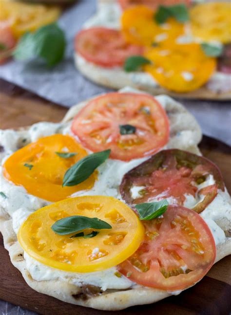 Grilled Heirloom Tomato And Goat Cheese Pizza A Classic Twist