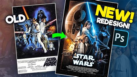 How I Remade Star Wars A New Hopes Poster Photoshop