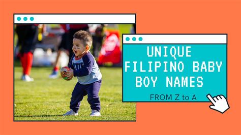 Unique Filipino Baby Boy Names From Z To A Filipino Names Top