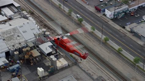 76k Stock Footage Aerial Video Tracking A Sikorsky S58t Flying Over