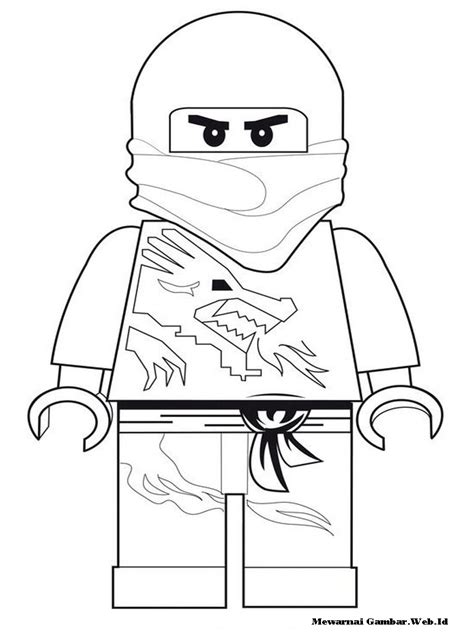 Mewarnai Gambar Ninjago | Mewarnai Gambar