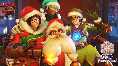 All Overwatch Winter Wonderland Skins And Items Youtube