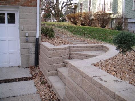 On this job they weren't in the budget. Retaining Wall & Steps - I could see this going in next to ...
