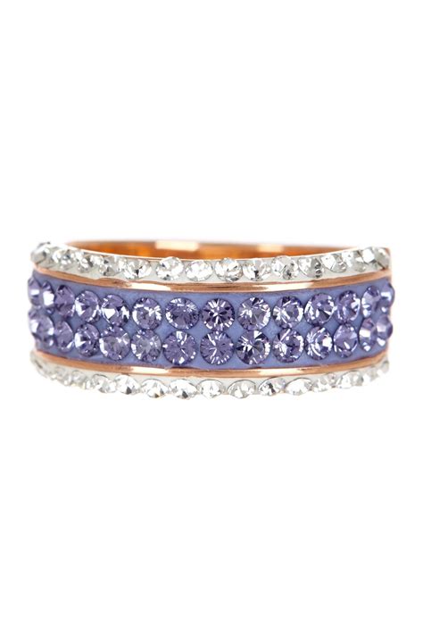 Pave Swarovski Crystal Ring Swarovski Crystal Rings Fashion Necklace