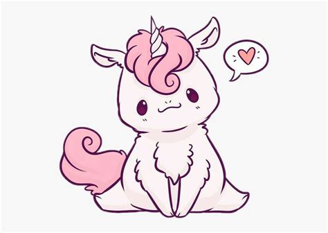 Kawaii Cute Unicorn Drawings Free Transparent Clipart Clipartkey