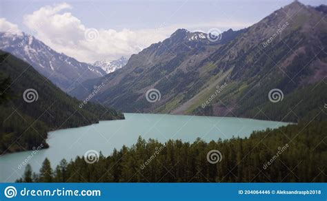 Kucherlin Lake In The Altai Mountains Stock Photo Image Of Mountains