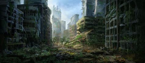 Overgrown By Joakimolofsson On Deviantart Post Apocalyptic City