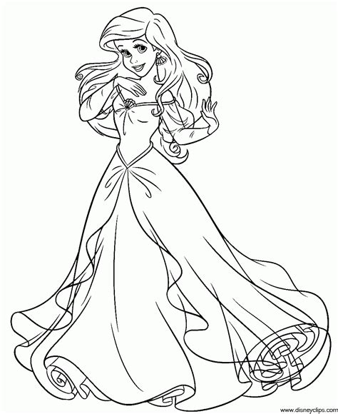 The Little Mermaid Coloring Pages Printable Coloring Home