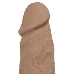 Natural Realskin Vibrating Penis Xtender Brown Sex Toys Adult