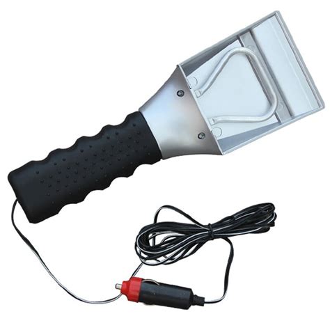 Mayitr 12v Car Electric Heated Ice Scraper Snow Scraper Melter Shovel