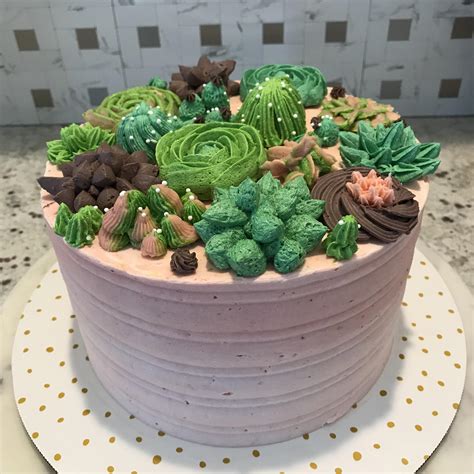 I Made My First Ever Succulent Cake Rbaking