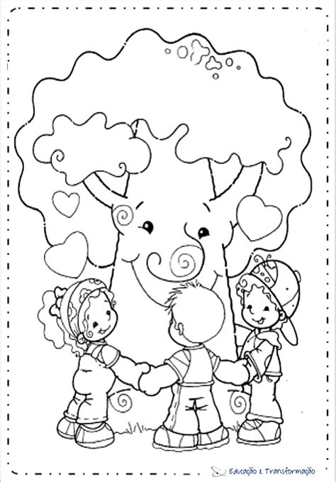 Desenho Sobre Meio Ambiente Para Colorir