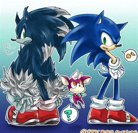 Sonic Chip And Sonic The Werehog Sonic The Hedgehog Hedgehog Movie