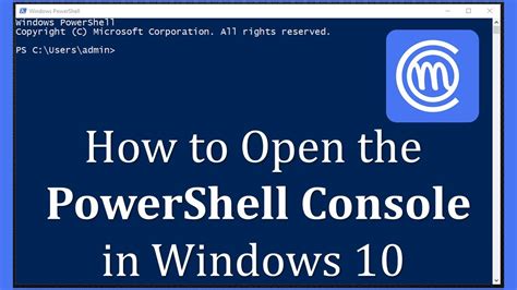 How To Open Powershell In Windows 10 Youtube
