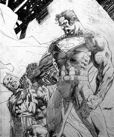 Jim Lee Sketch Of Batman And Superman Jim Lee Art Comic Books Art