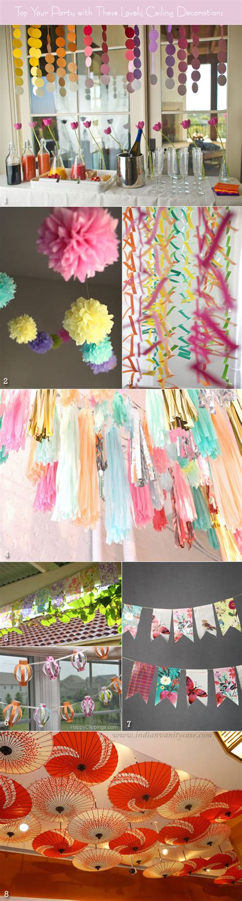 Ceiling Decorations To Glam Up Your Spring Wedding Shower Creative