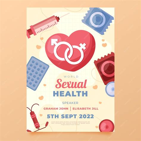 Free Vector World Sexual Health Day Vertical Flyer Template