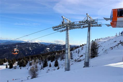 Ski Gondola Stock Photo Image Of Mountaim Cold Gondola 48229516