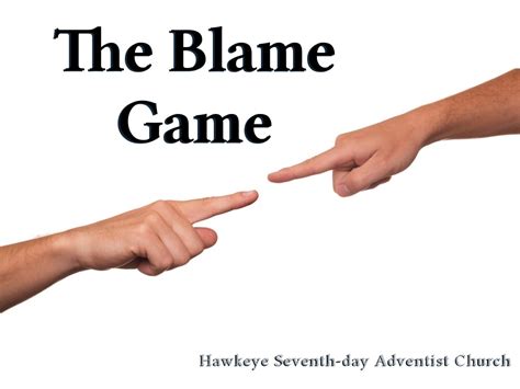 The Blame Game Faithlife Sermons