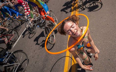 fremont s solstice parade and naked bike ride through the years houston chronicle