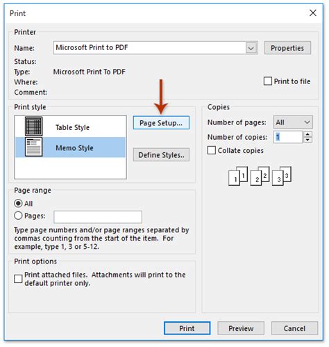 How To Print An Email With Smallbig Font Size In Outlook