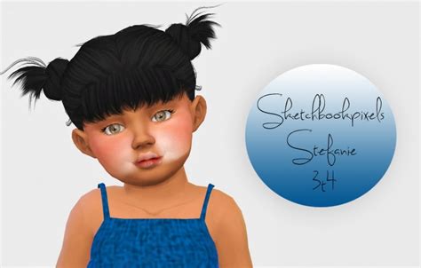 Sketchbookpixels Stefanie Hair 3t4 At Simiracle Sims 4 Updates 463