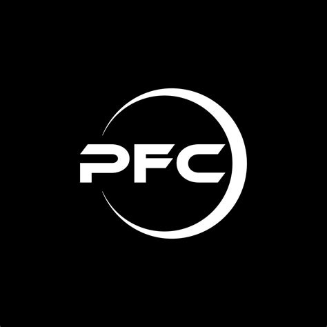 Pfc Letter Logo Design In Illustration Vector Logo Calligraphy
