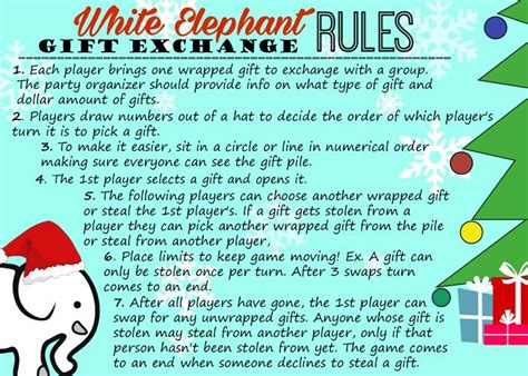 It's a tall order, but scroll through for the most epic white elephant gift ideas that people will be talking about until the bringing wine glasses to a white elephant party has been done, so instead we suggest wrapping up. White Elephant Gift Exchange Rules | Christmas gift ...