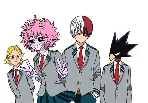 Some My Hero Academia students by bushido10 on DeviantArt