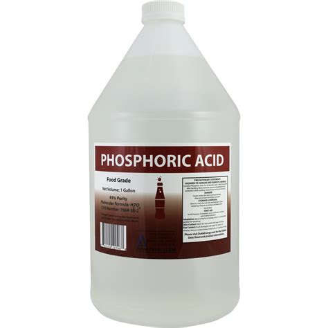 1 Gallon 85 Food Grade Phosphoric Acid Rust Remover Clean Etch Metal