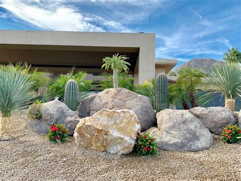 How To Rock Out Your Desert Landscape Design With Boulders In 2021